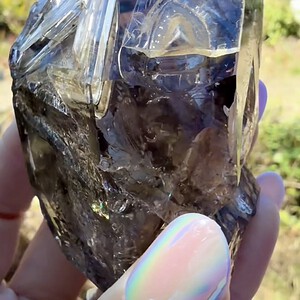 Large Herkimer Smoky Crystal Point