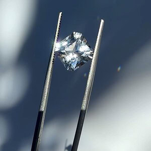 2 carat princess cut AAA Herkimer